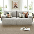 Artiss 2 Seater Sofa Modular Sectional Sofas Couch Bed No Assembly Living Room Grey