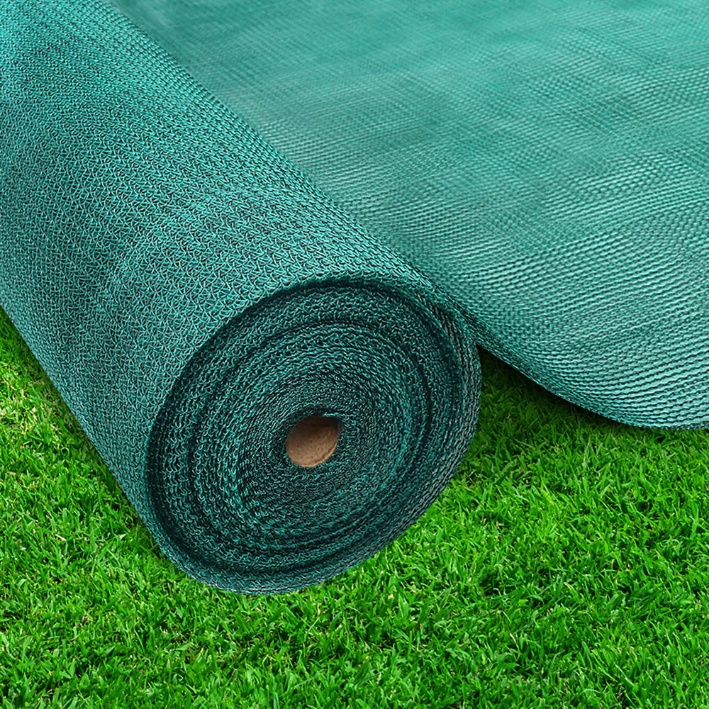 Instahut 30% Shade Cloth 1.83x10m Shadecloth Wide Heavy Duty Green-0