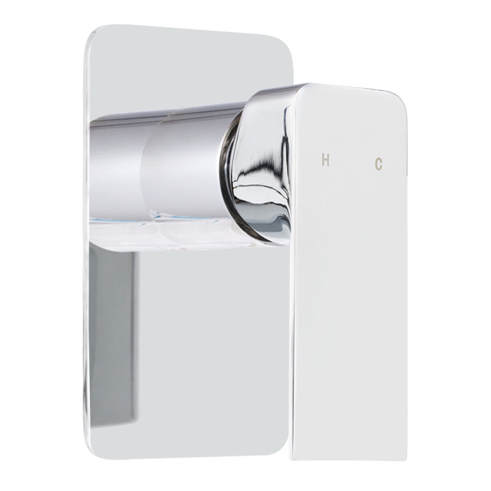 NNEDSZ Bathroom Mixer Tap Faucet Rain Shower head Set Hot And Cold Diverter DIY Chrome