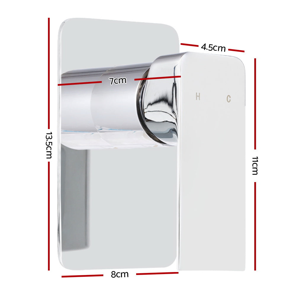 NNEDSZ Bathroom Mixer Tap Faucet Rain Shower head Set Hot And Cold Diverter DIY Chrome