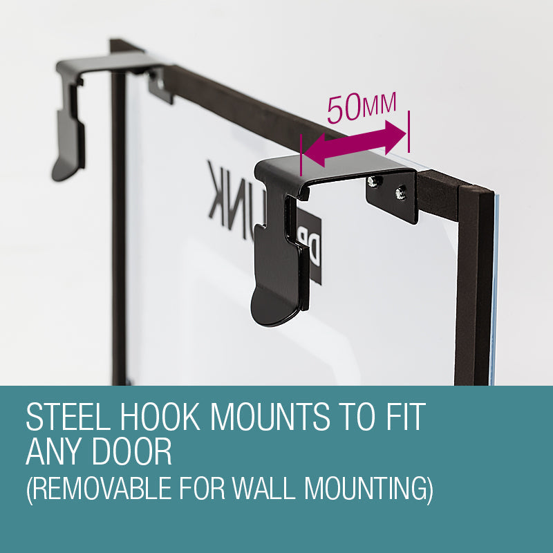 NNEMB Indoor Mini Basketball Hoop Ring Backboard Kit Door Mounted Mount Kid Set