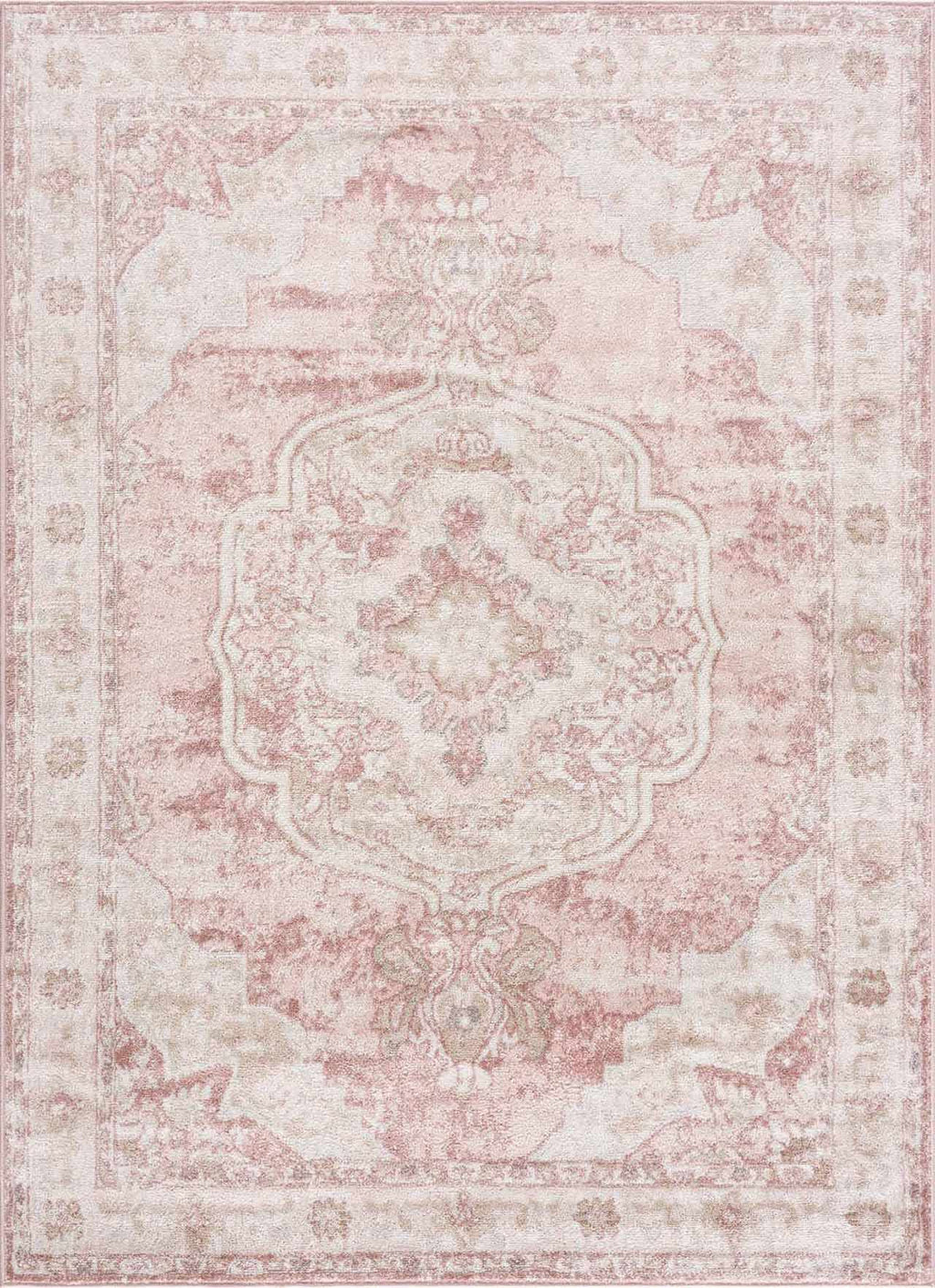 Kandos Blush & Light Pink Area Rug-0