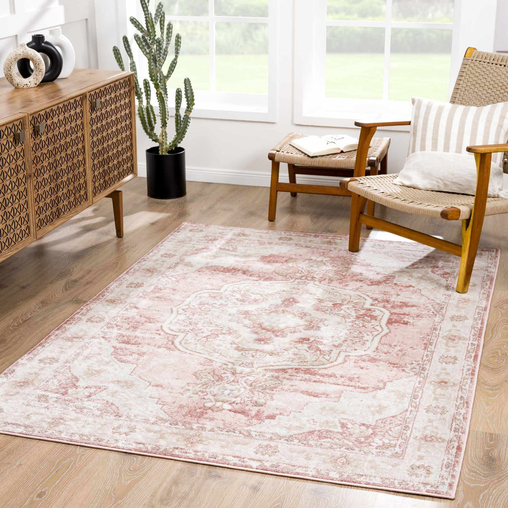 Kandos Blush & Light Pink Area Rug-2