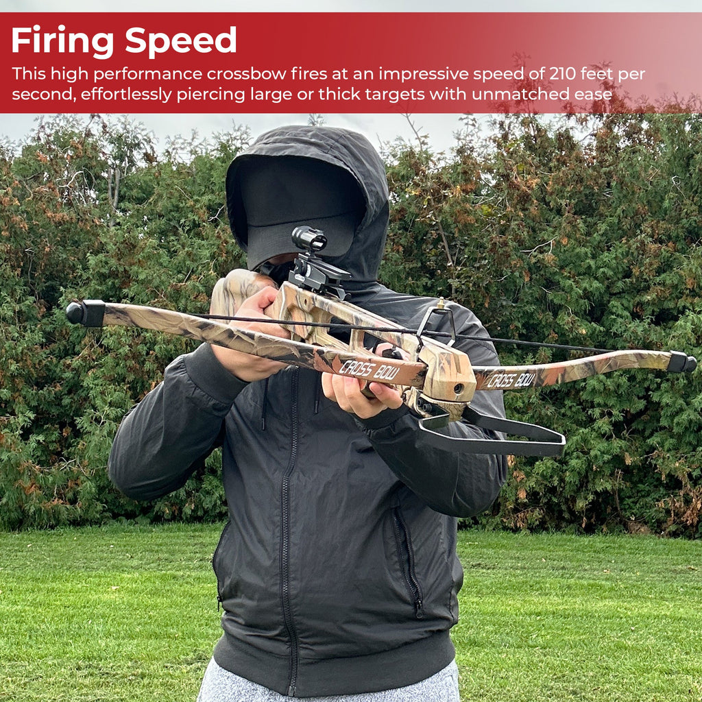 Stealth Striker Hunting Pre Strung Autumn Camo 150LBS Crossbow-3