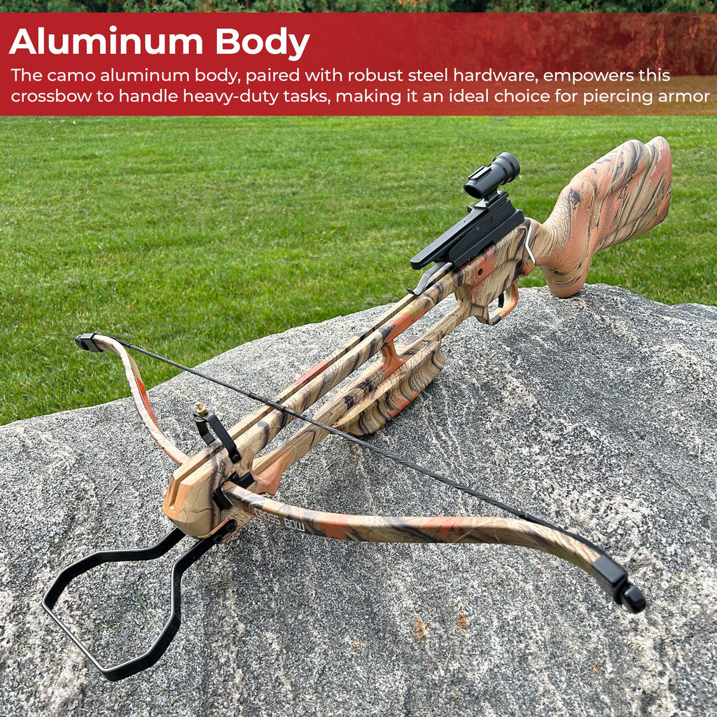 Stealth Striker Hunting Pre Strung Autumn Camo 150LBS Crossbow-4