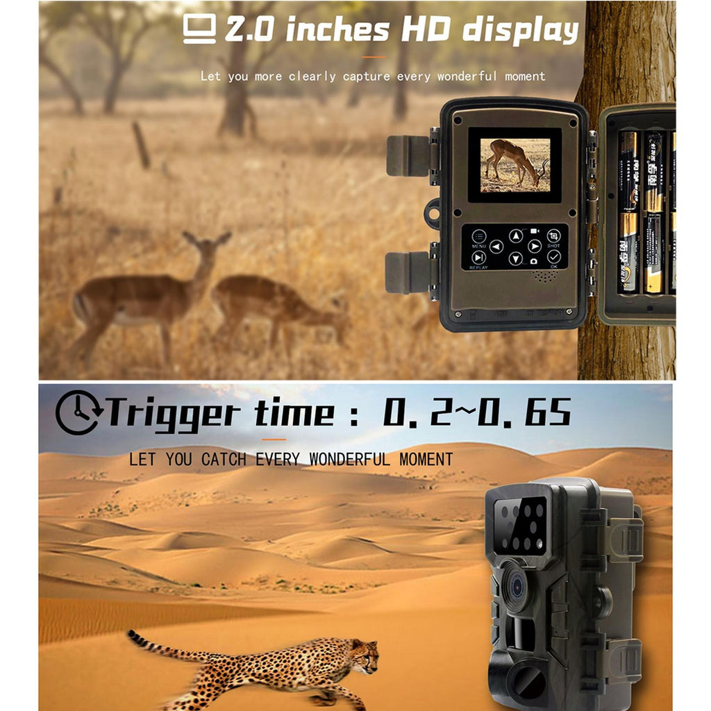 NNEIDS 1080P Wildlife Hunting Camera With Night Vision For Outdoor Tracking
