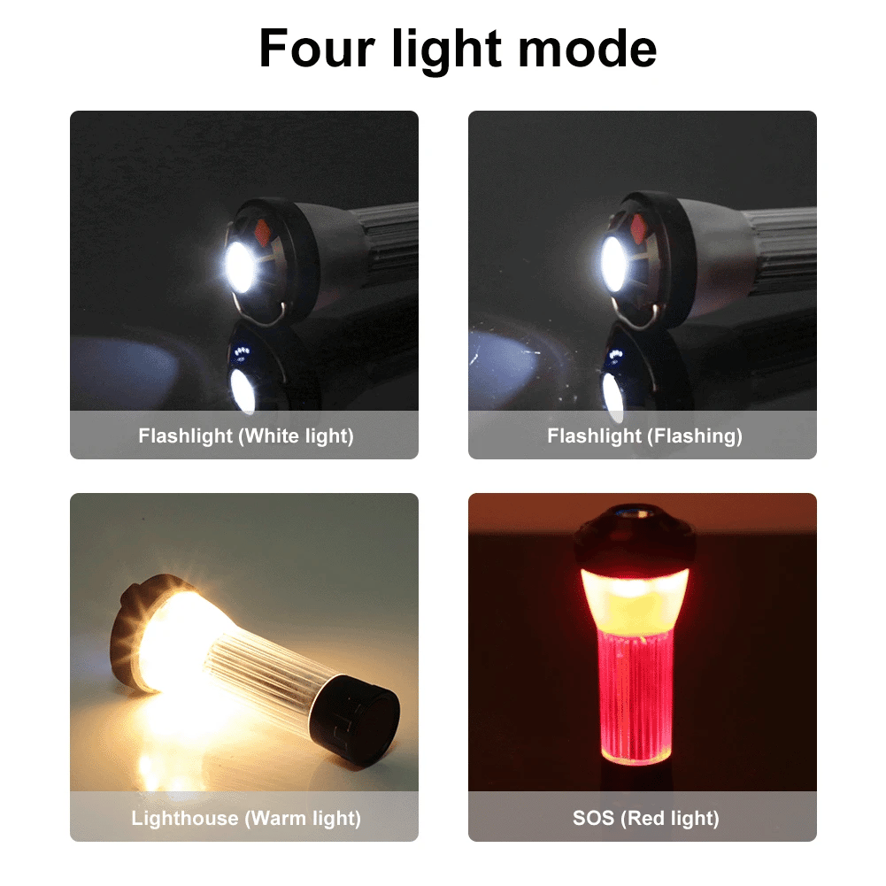 NNEOBA Camping Lantern With Magnetic USB Rechargeable