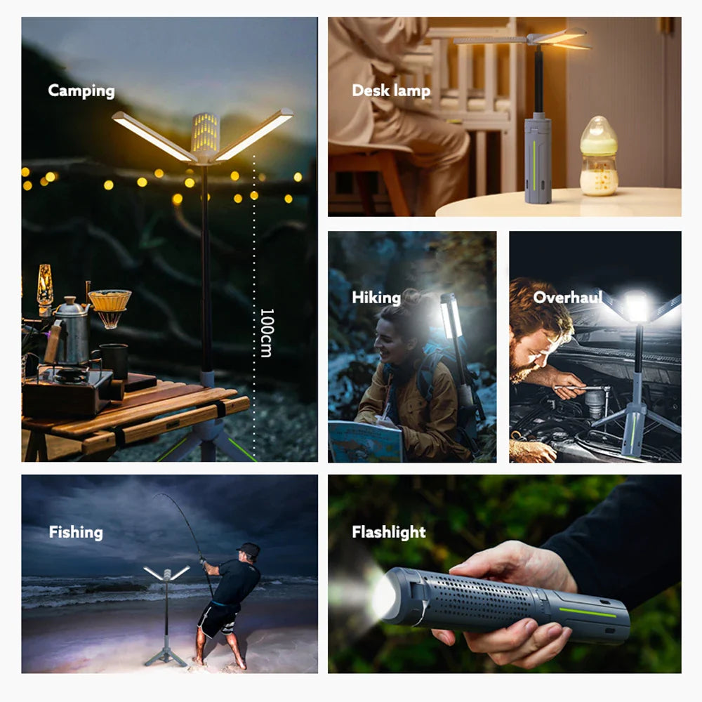 NNEOBA Rechargeable Telescopic Camping Lantern