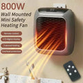NNEOBA Wall Mounted Mini Bathroom Heater with Remote