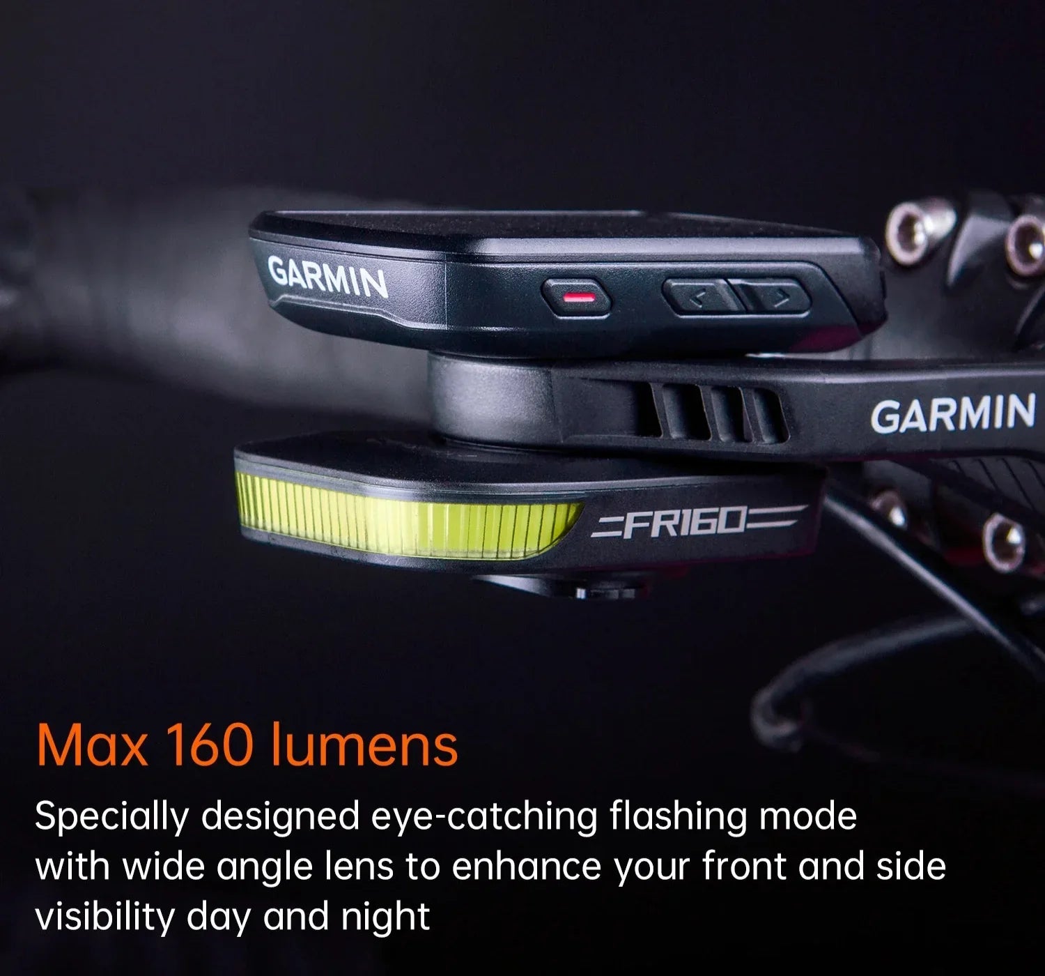 LED Bike Light Intelligent Sensing Bicycle Headlight Black-3