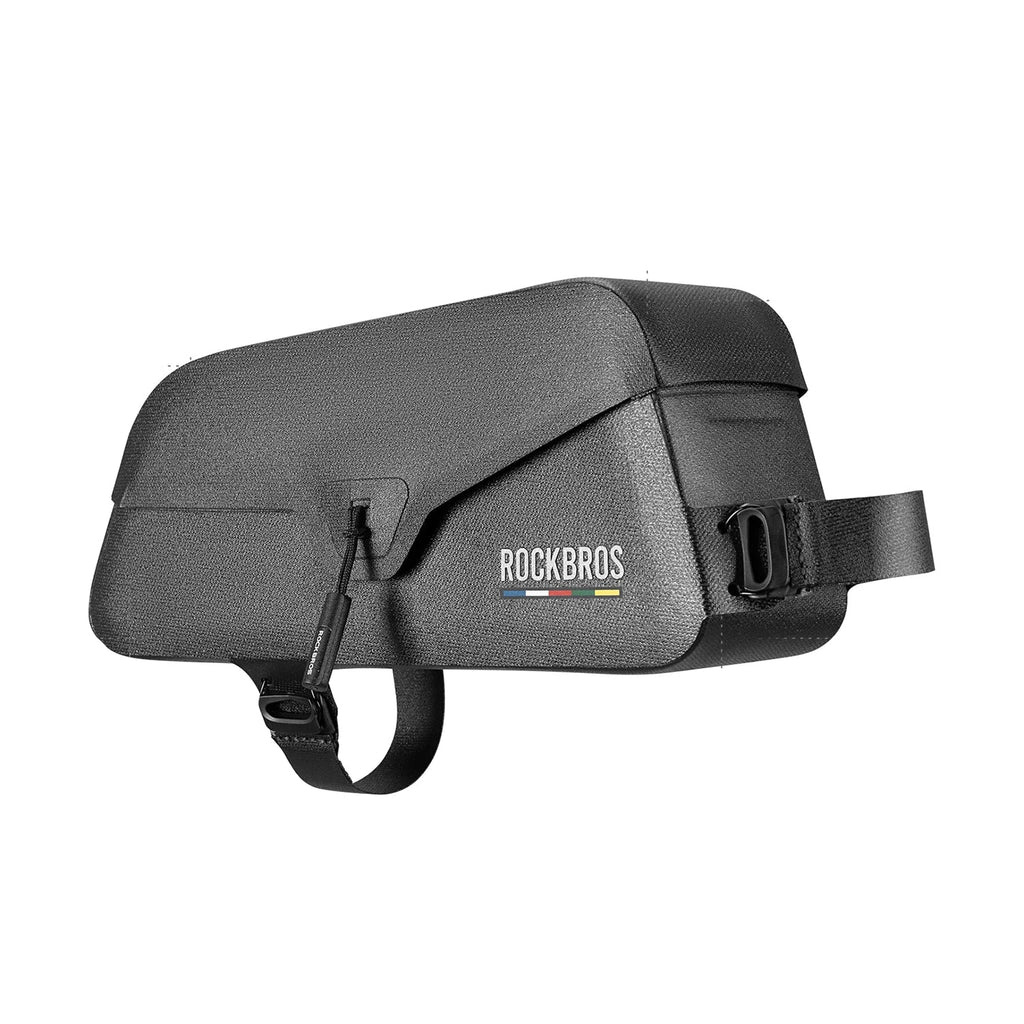 Waterproof 0.6L Top Tube Lightweight Frame Storage Bag Black-0