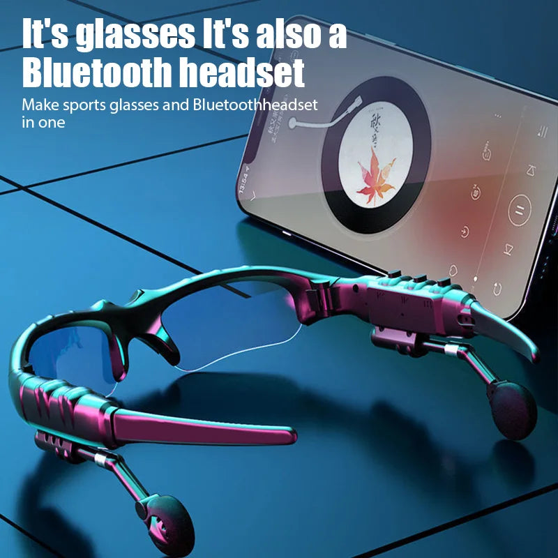 Sport Riding Sunglasses with Stereo Headset (Bluetooth 5.0)