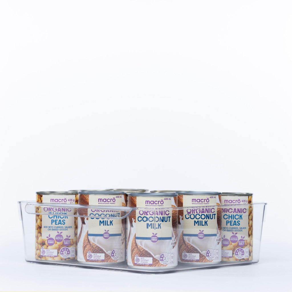 Clear Stackable Tub With Lip – XL
