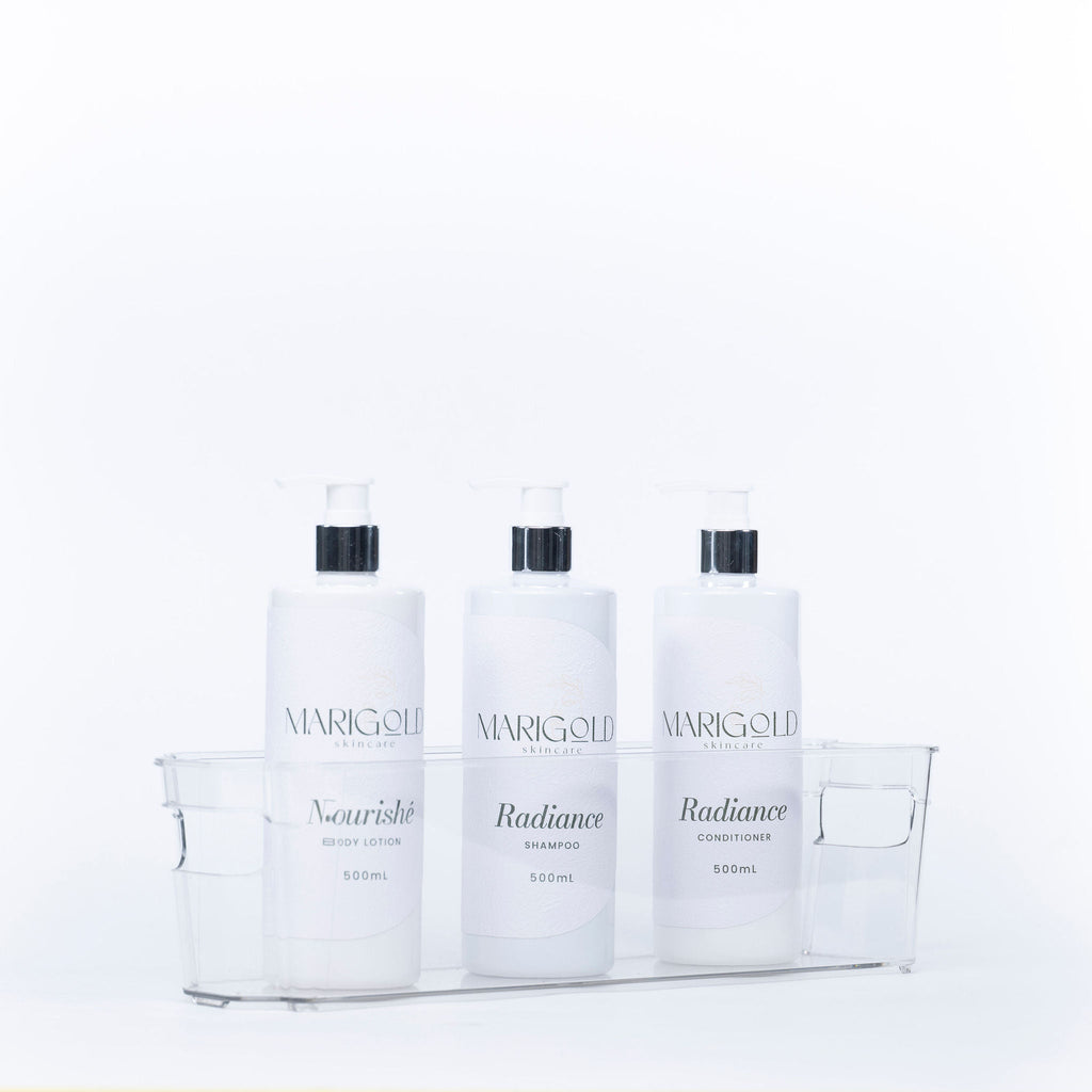 Clear Storage Tub With Handles - Medium