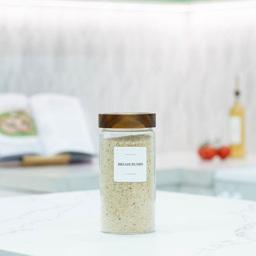 Acacia Screw-On Glass Jar -1200ml