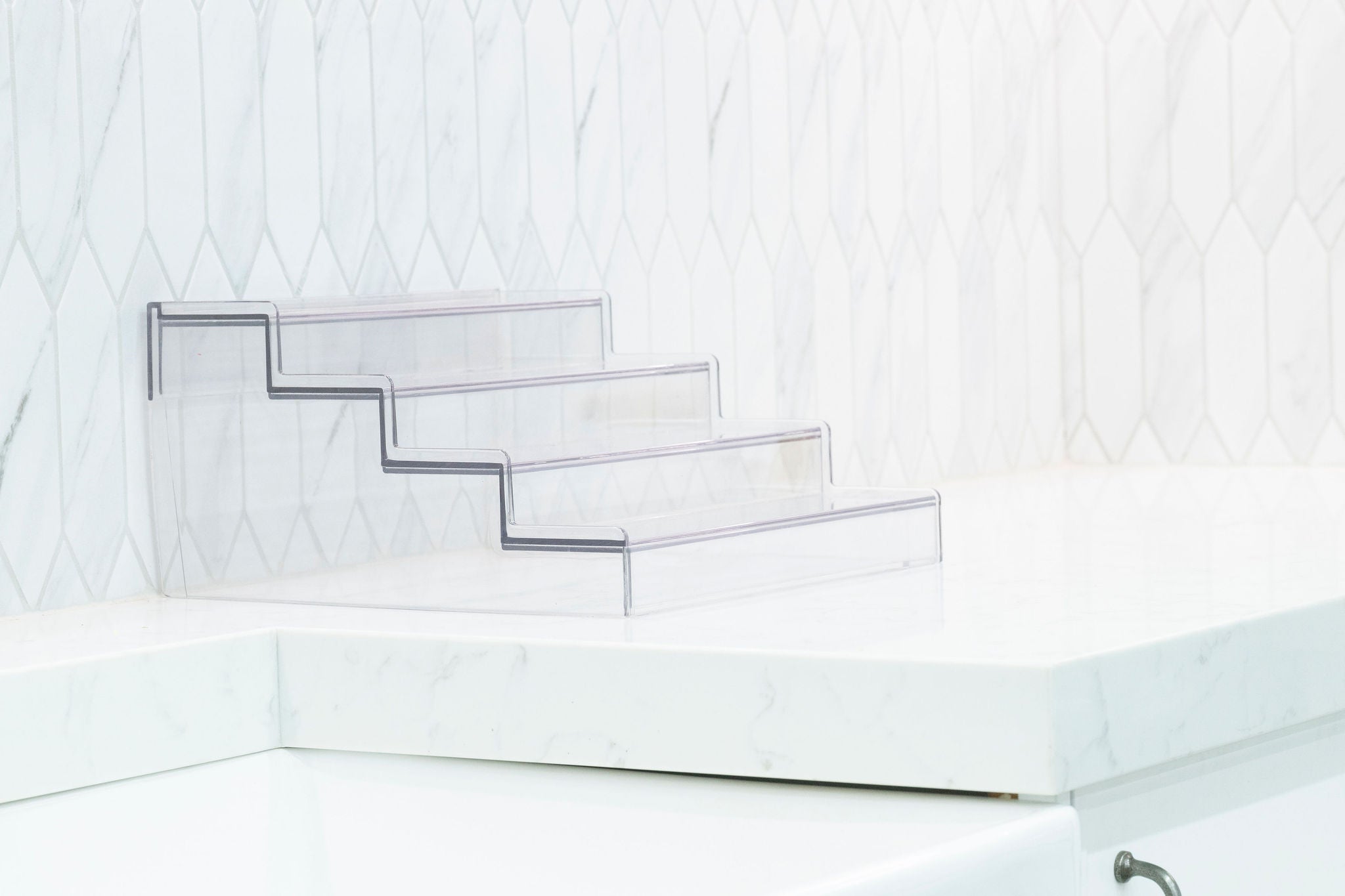 Expandable 4-Tier Clear Spice Rack Organiser-3