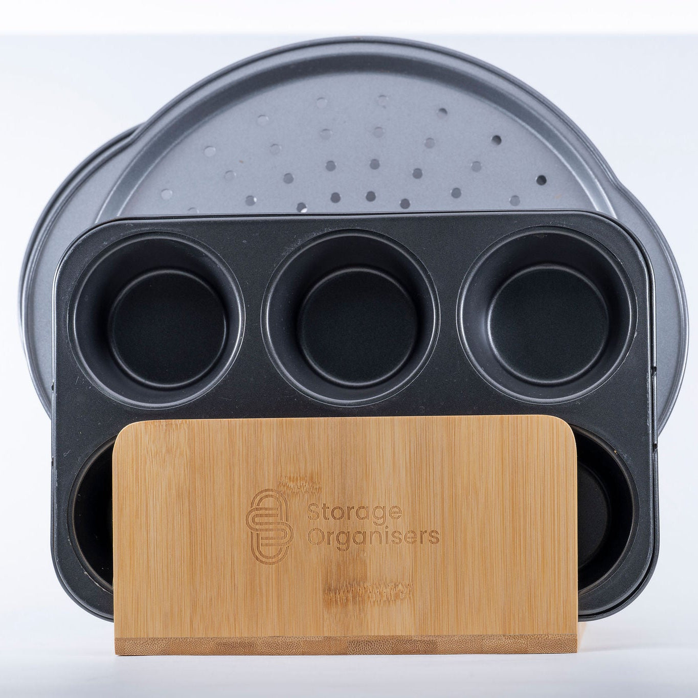 Bamboo Standing Tray & Lid Organiser