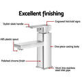 NNEDSZ Basin Mixer Tap Faucet Bathroom Vanity Counter Top WELS Standard Brass Silver