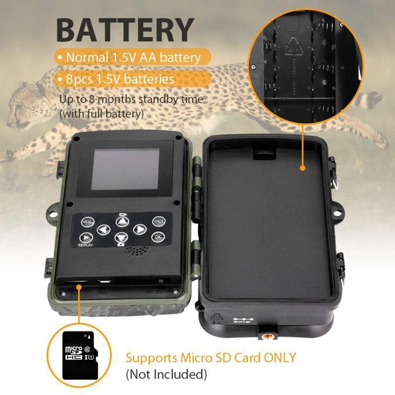 NNEIDS Outdoor Hunting Camera With Infrared Night Vision - 2.7K Resolution