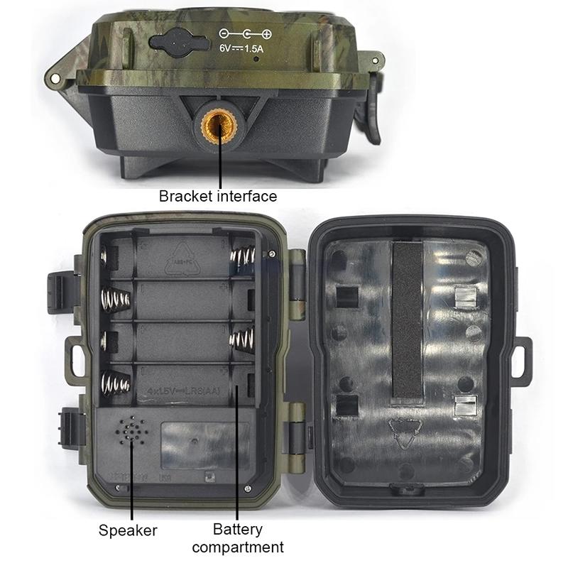 NNEIDS Outdoor Night Vision Hunting Camera With 4K Hd And Infrared Induction Camouflage Design