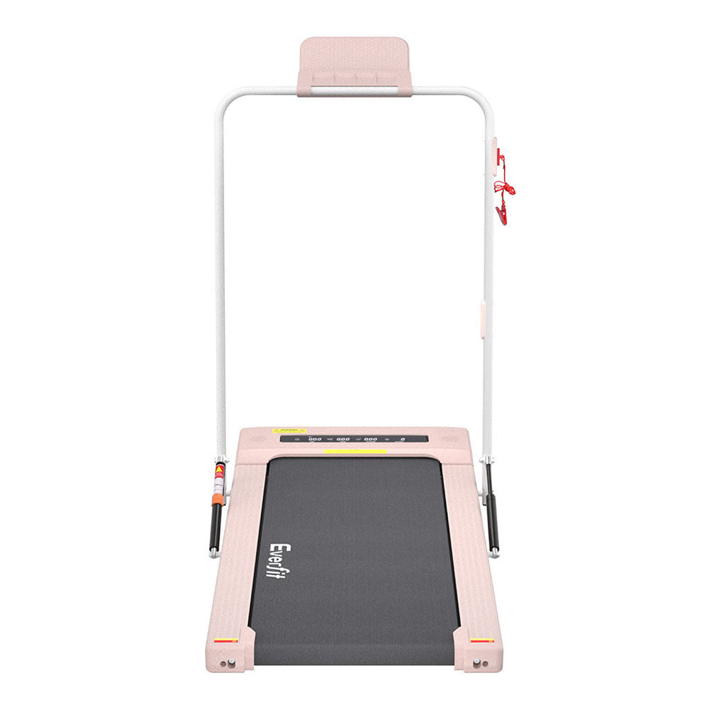 NNEDSZ Treadmill Electric Walking Pad Under Desk Home Gym Fitness 400mm Pink