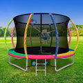 Everfit 10FT Trampoline for Kids w/ Ladder Enclosure Safety Net Rebounder Colors-0