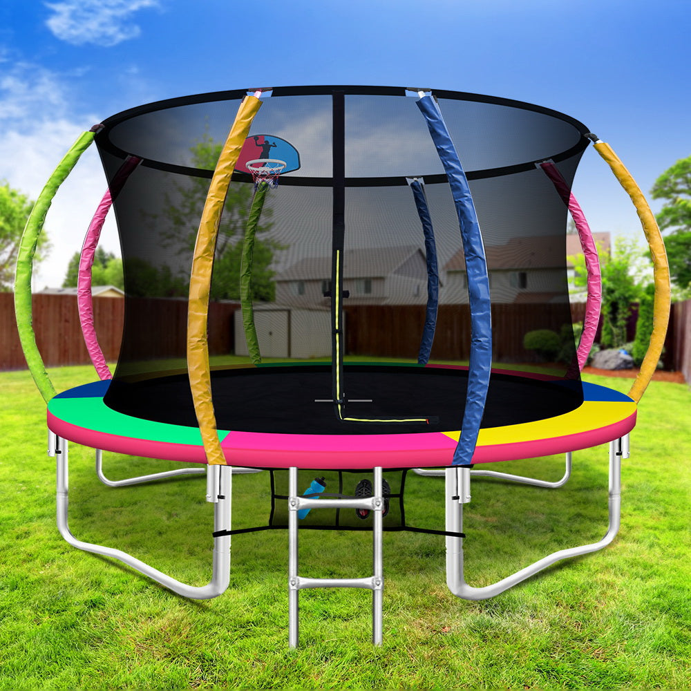 Everfit 12ft Trampoline Rebounder for Kids-0