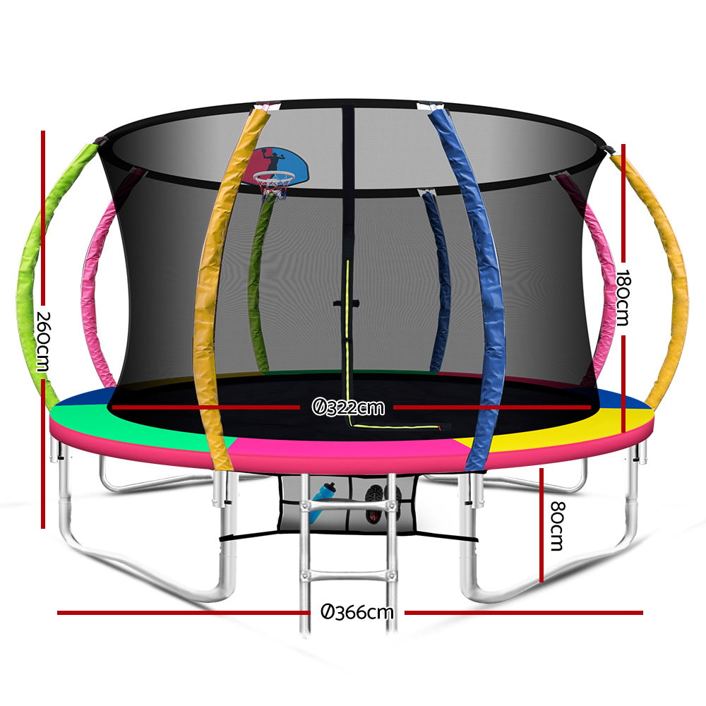 Everfit 12ft Trampoline Rebounder for Kids-1