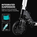 NNEMB Peak 300W 10Ah Electric Scooter-Suspension-for Adults or Teens-White