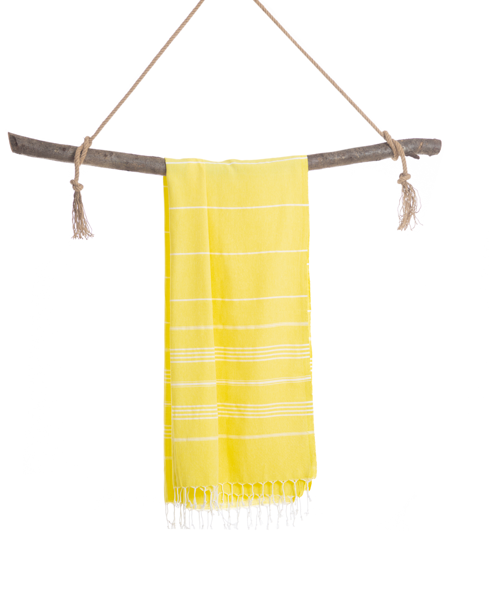 Quick-Dry Cotton Towel – Lightweight Beach & Travel Towel – Lemon – Ipanema-2