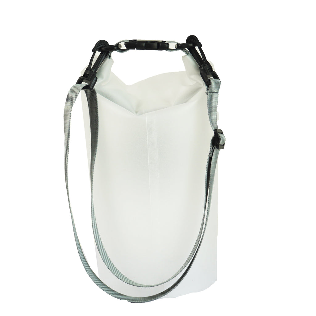 Towel to Go Roll N Go Bag – Waterproof & Transparent Dry Bag, Grey (5 Liters)-2