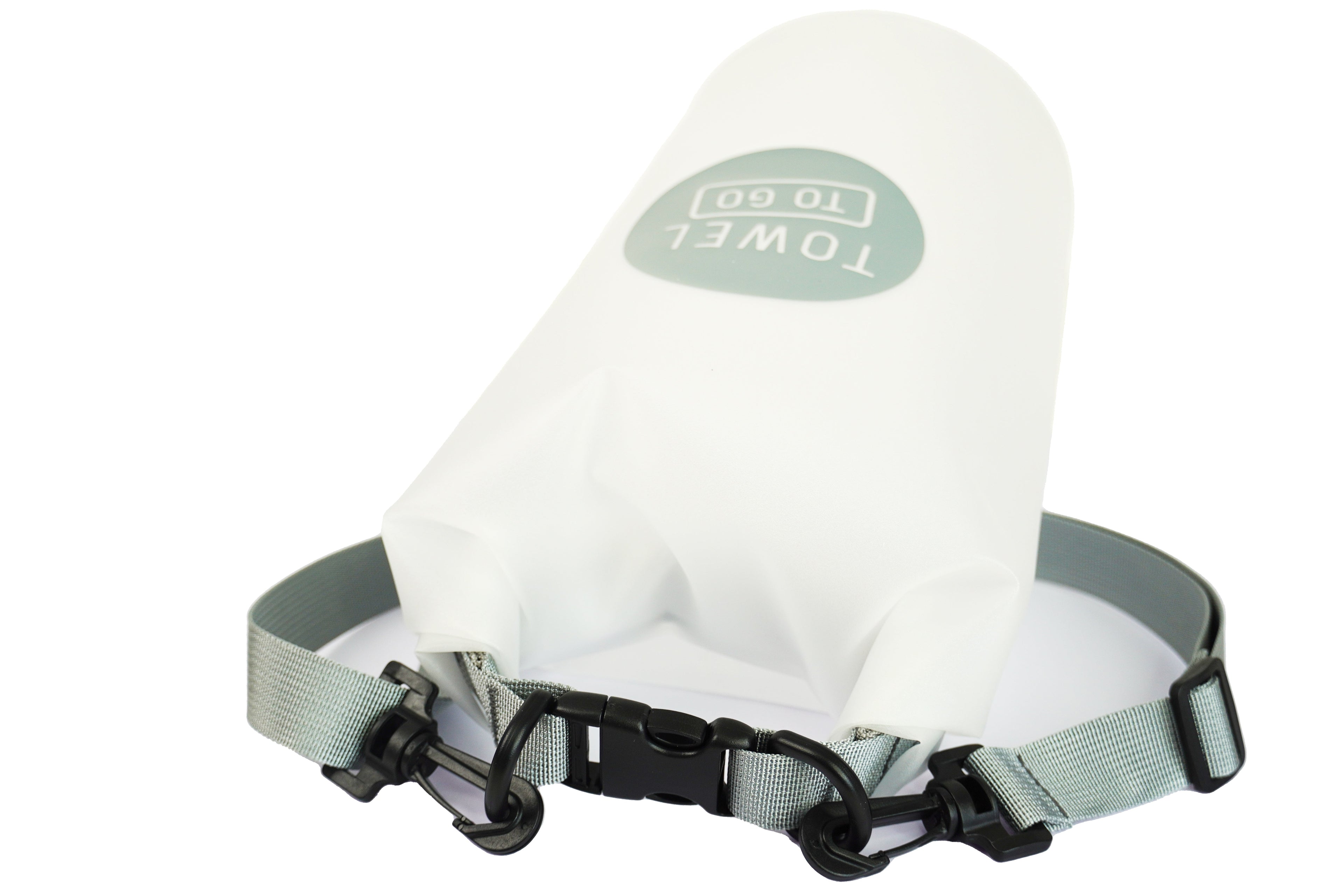 Towel to Go Roll N Go Bag – Waterproof & Transparent Dry Bag, Grey (5 Liters)-3