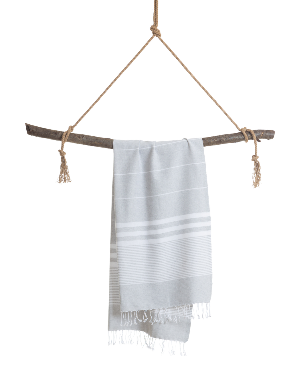 Quick-Dry Cotton Towel – Lightweight Beach & Travel Towel – Grey – Malibu-2