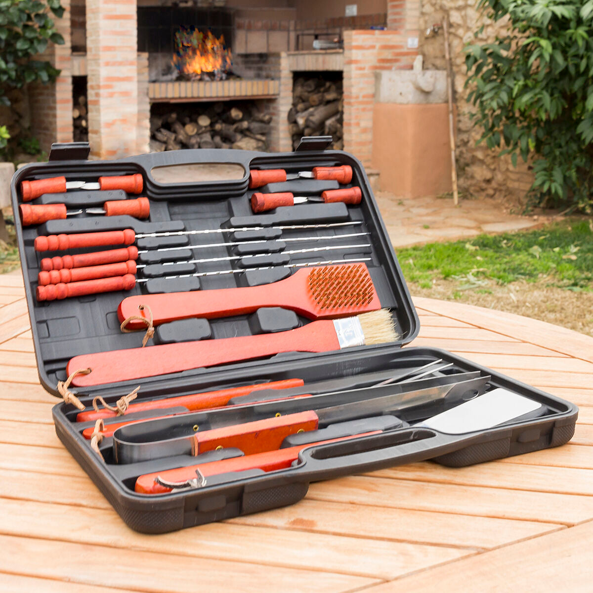 Barbecue Case Barbecase InnovaGoods 18 Pieces-8