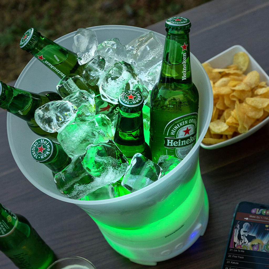 LED bucket with rechargeable speaker Sonice InnovaGoods-9