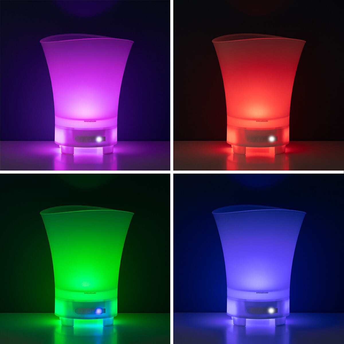 LED bucket with rechargeable speaker Sonice InnovaGoods-5