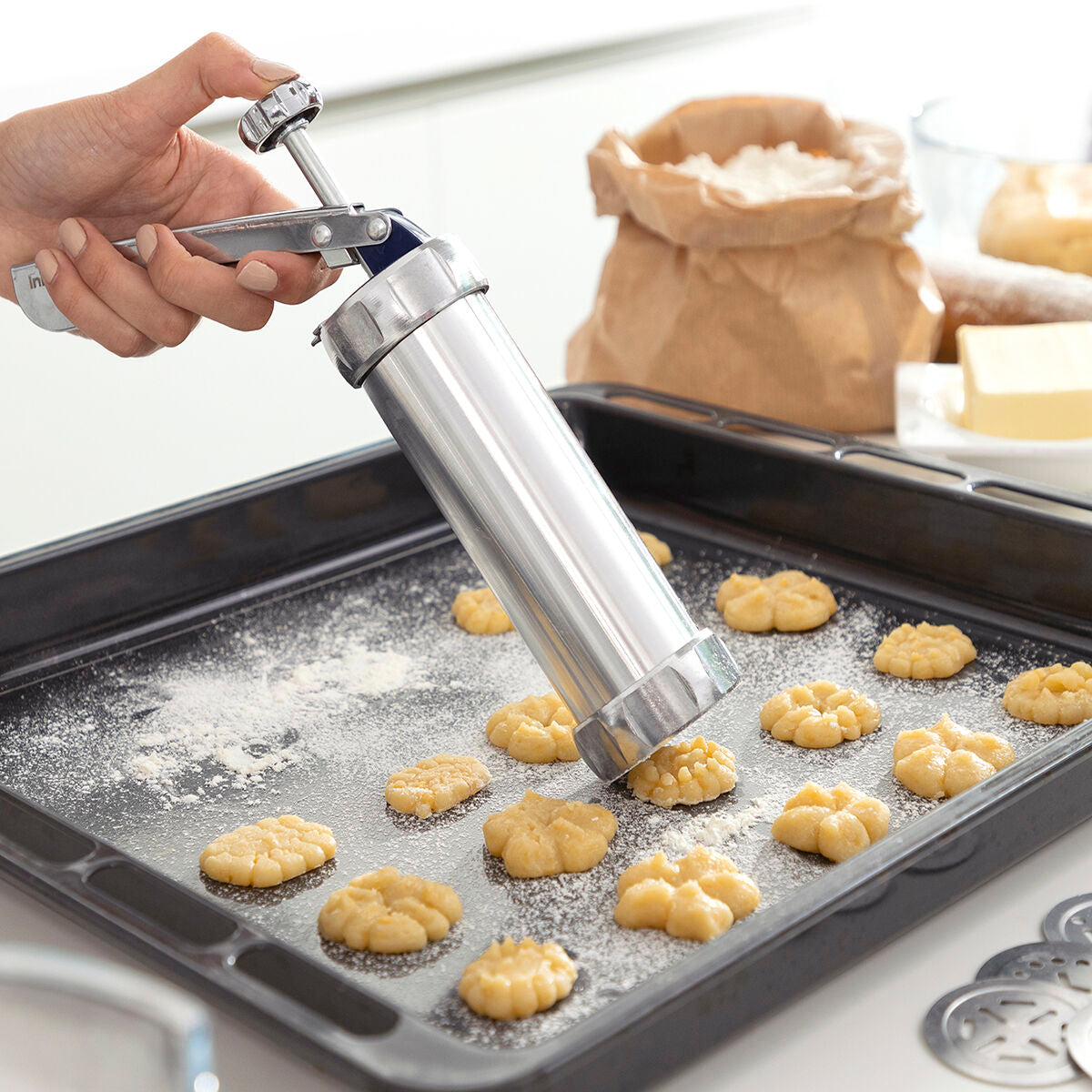 2-in-1 Biscuit Maker and Piping Gun Prekies InnovaGoods-0