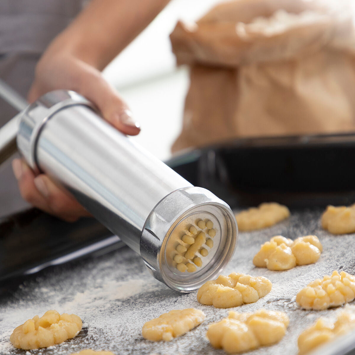 2-in-1 Biscuit Maker and Piping Gun Prekies InnovaGoods-7