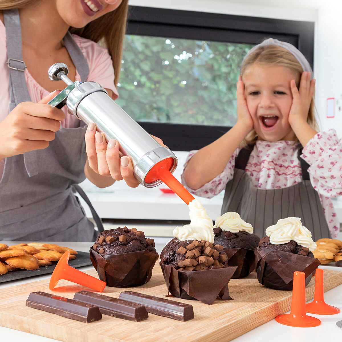 2-in-1 Biscuit Maker and Piping Gun Prekies InnovaGoods-5