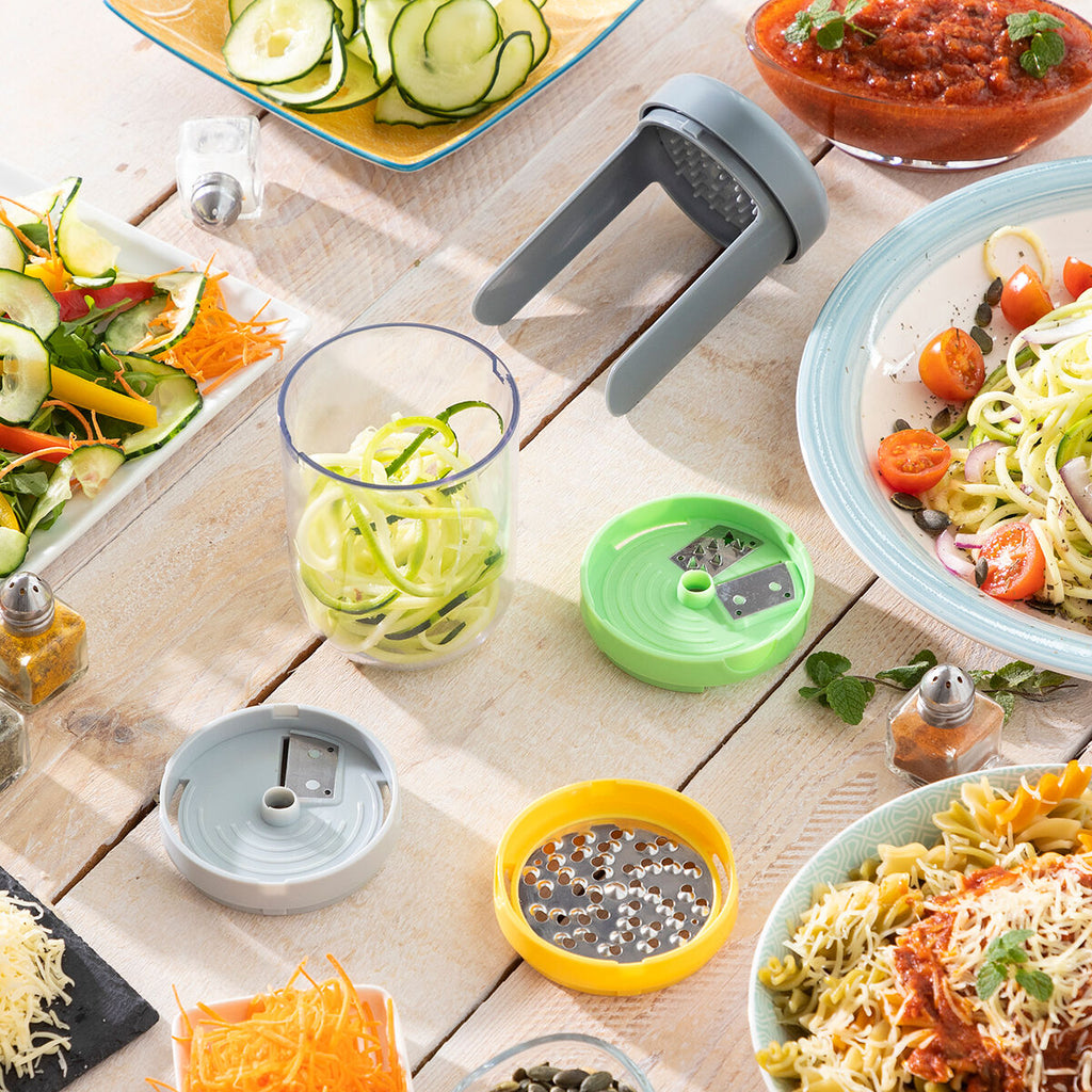 Vegetable Spiral Cutter and Grater with Recipes Vigizer InnovaGoods-14