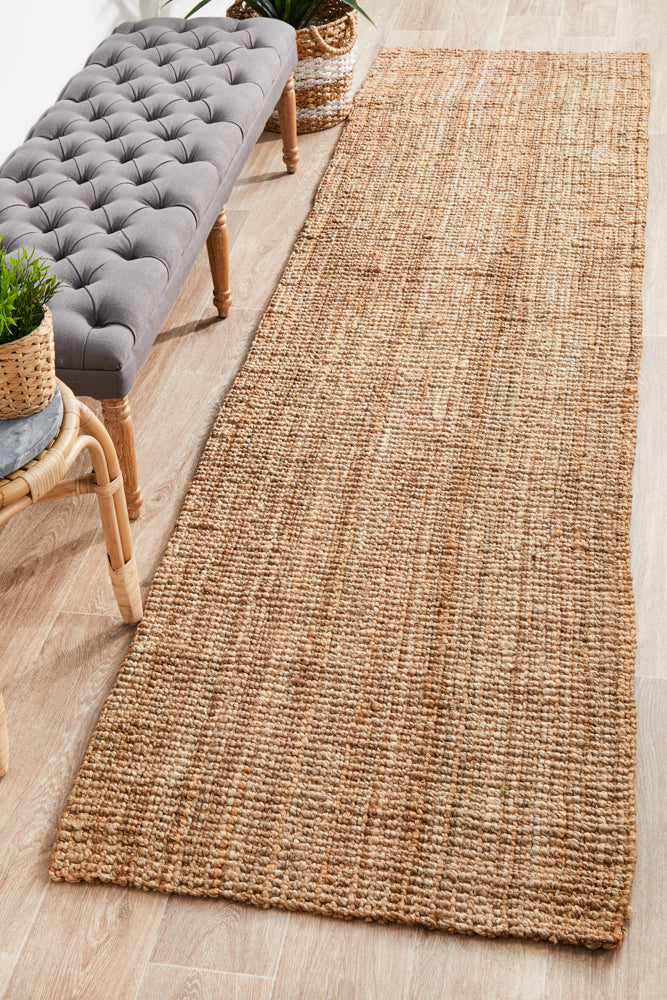 NNEDSZ Atrium Barker Natural Runner by Rug Culture - 400X80CM