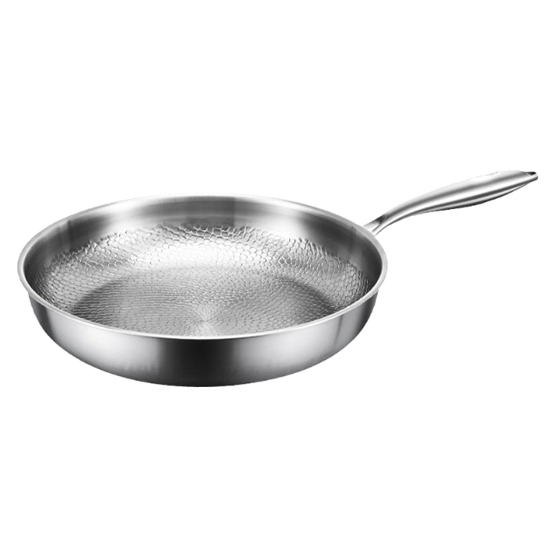 Titanium Pan,100% Non-toxic Titanium Pan,Non Stick Chemical-Free,Extreme Heat-Resistant & Lasts a Lifetime,Non-Stick Skillet for Home Use, Induction Cooktops And Gas Stoves for Omelettes Steaks 26cm-0