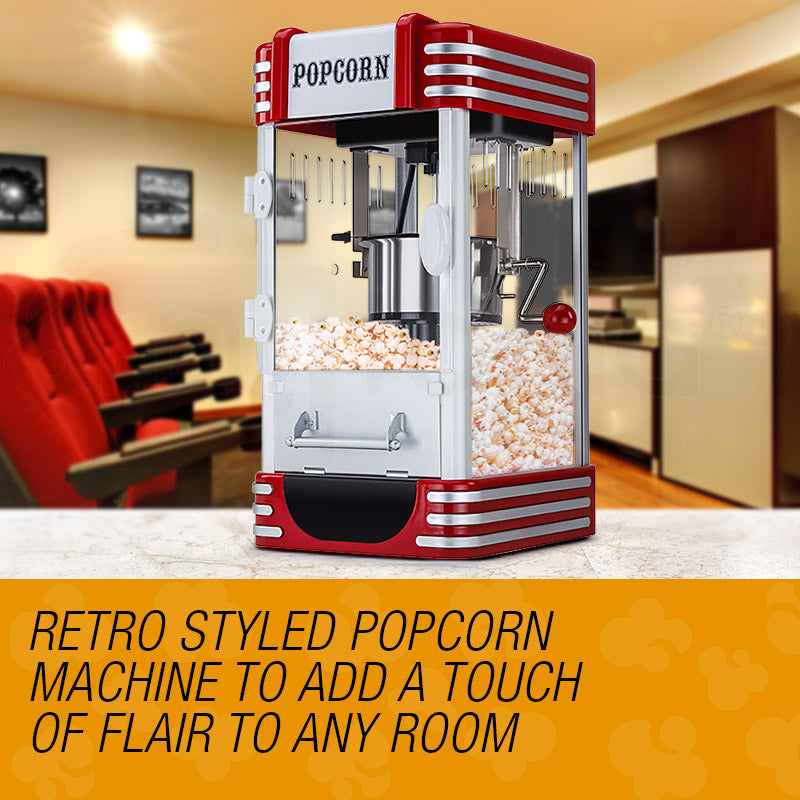 EuroChef Popcorn Machine - Popper Popping Classic Cooker Microwave-2