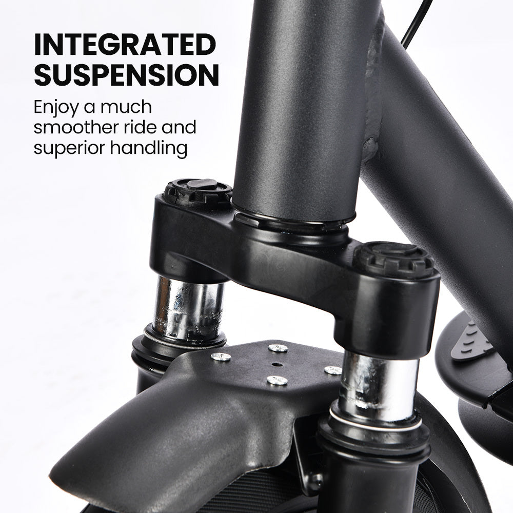 NNEDSZ ALPHA Urban 10 Electric Scooter, 35km/h, Suspension, 35km Range, 10-Inch Wheels, Brushless Motor, Free APP, Motorised Commuter eScooter for Adults, Black
