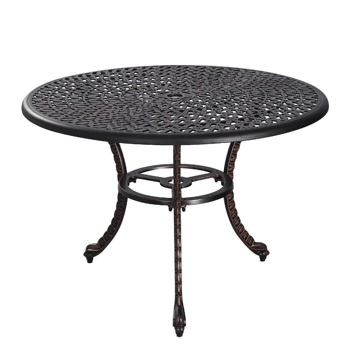 NNEDSZ Prato Cast Aluminium Dining Table