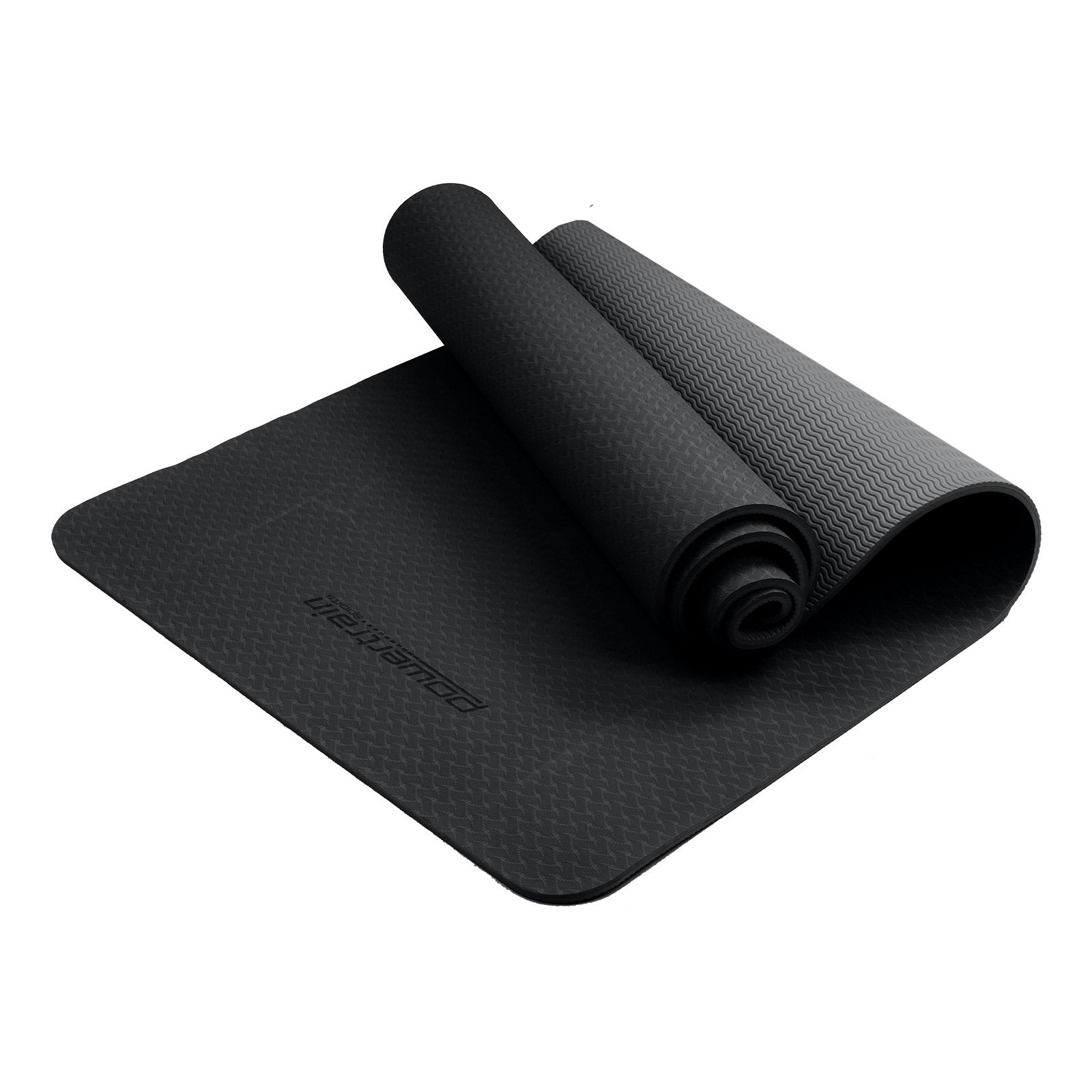 NNEDSZ Eco-friendly Dual Layer 6mm Yoga Mat | Midnight | Non-slip Surface And Carry Strap For Ultimate Comfort And Portability