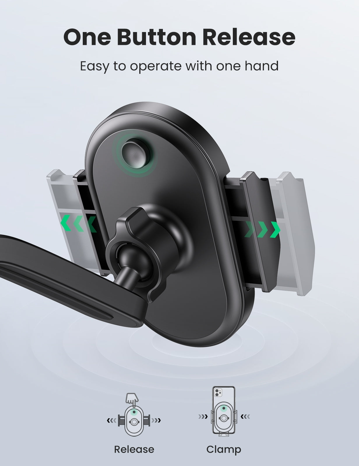 NNEDSZ 20473 Waterfall-Shaped Suction Cup Phone Mount