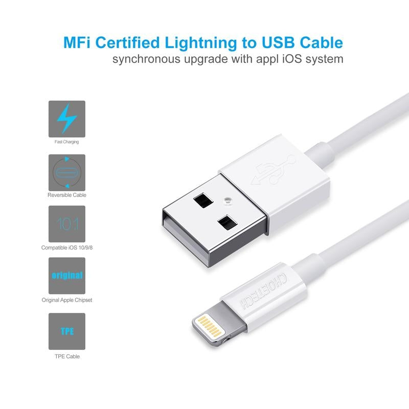 NNEDSZ Lightning cable 1.2M Apple Certified White