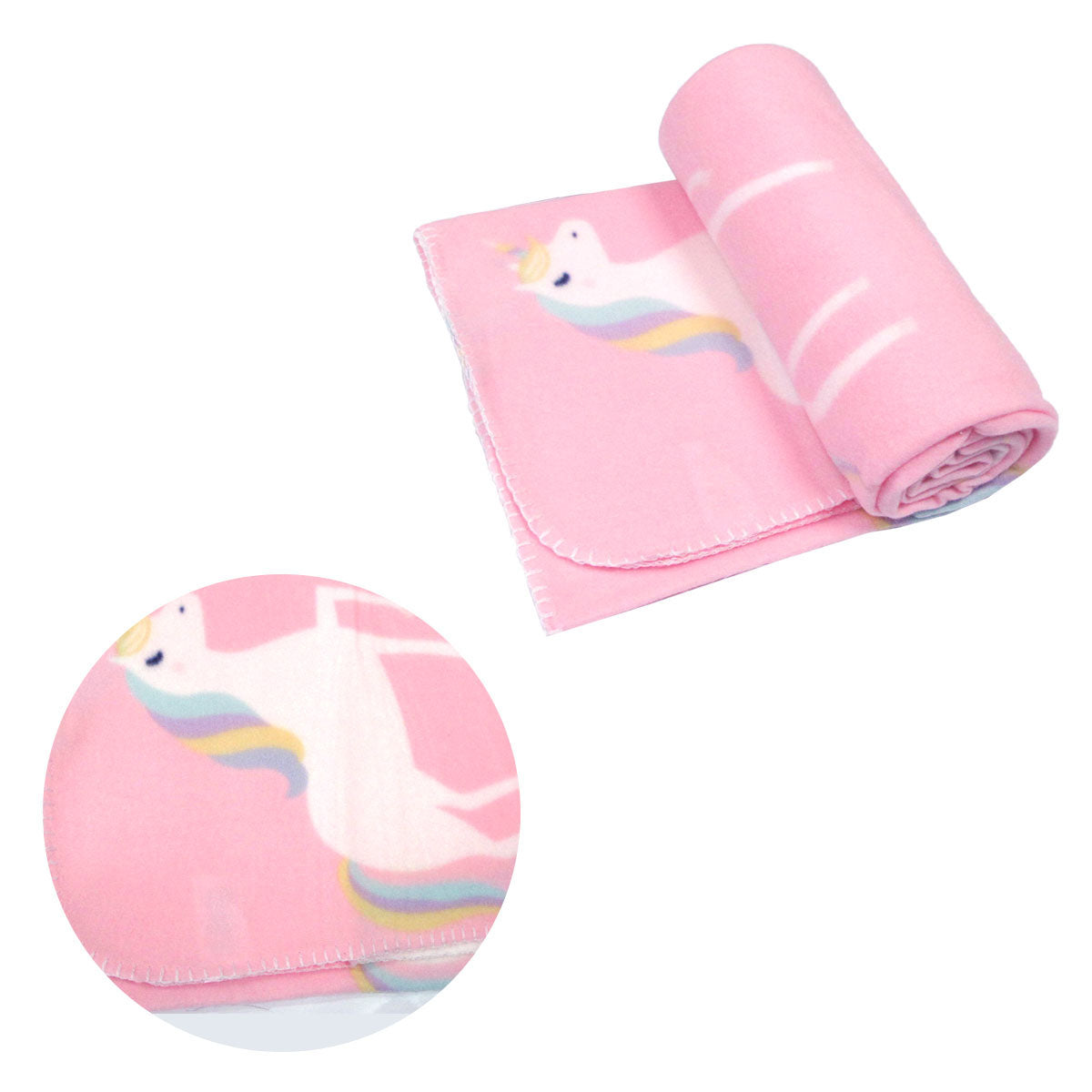 NNEDSZ Funky Cute Throw Rug Pink Unicorn