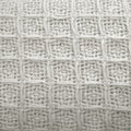 NNEDSZ Cotton Waffle Blanket White Single